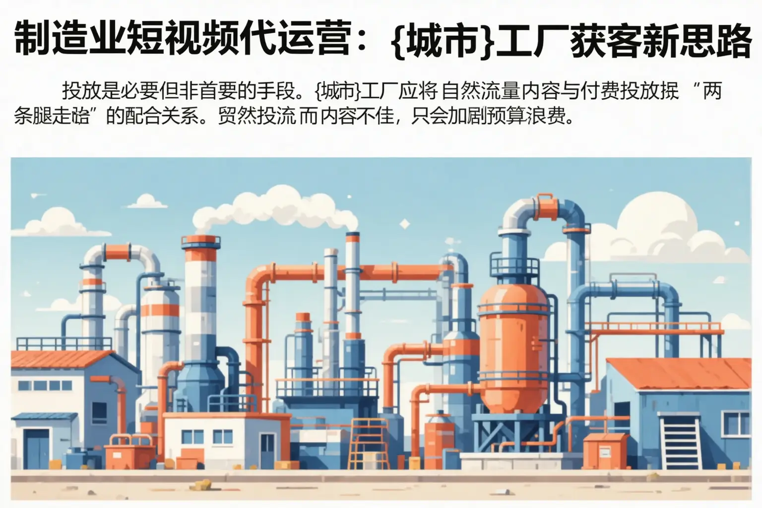 制造业短视频代运营：吕梁工厂获客新思路