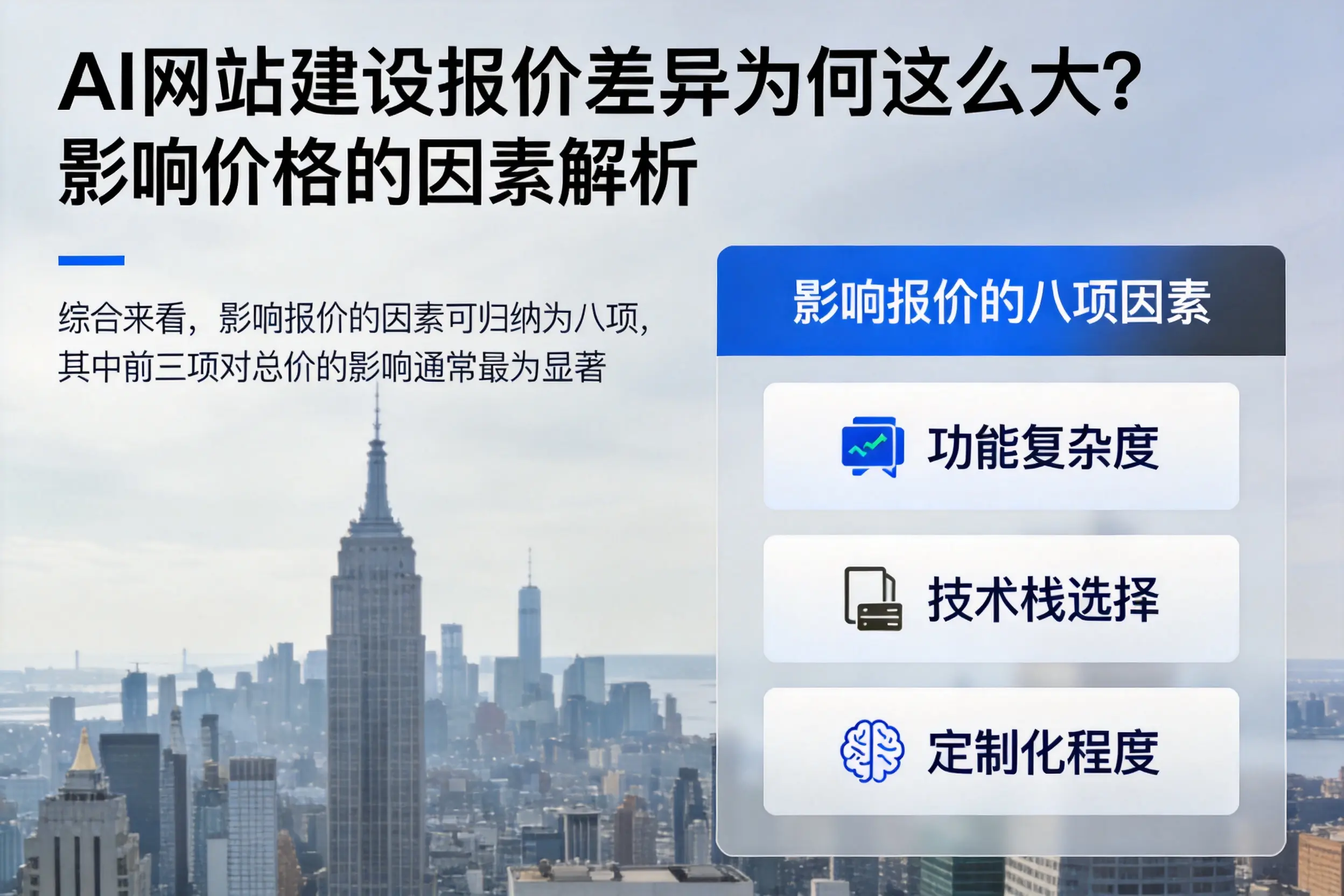 吕梁AI网站建设报价差异为何这么大?影响价格的因素解析