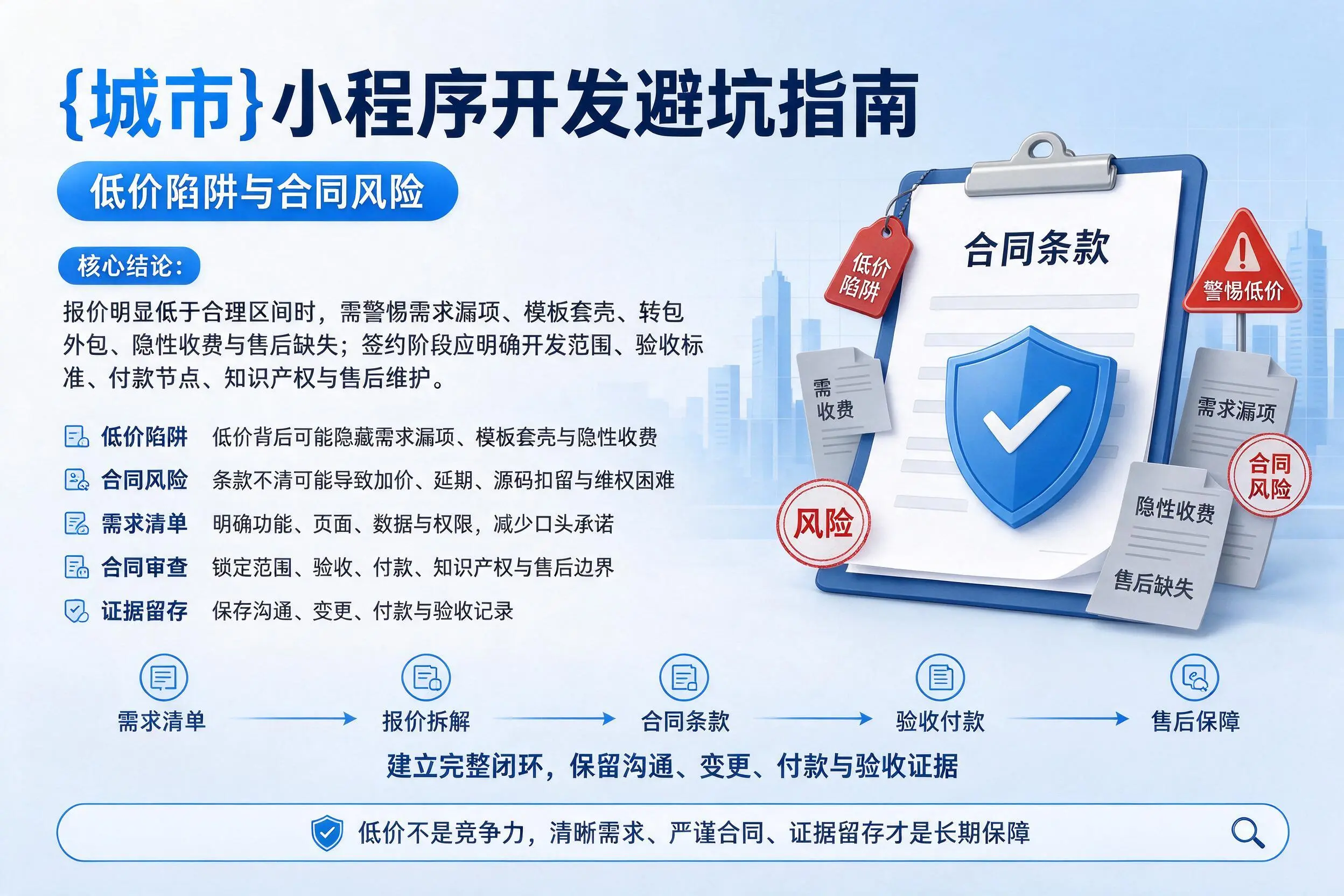 吕梁小程序开发避坑指南：低价陷阱与合同风险