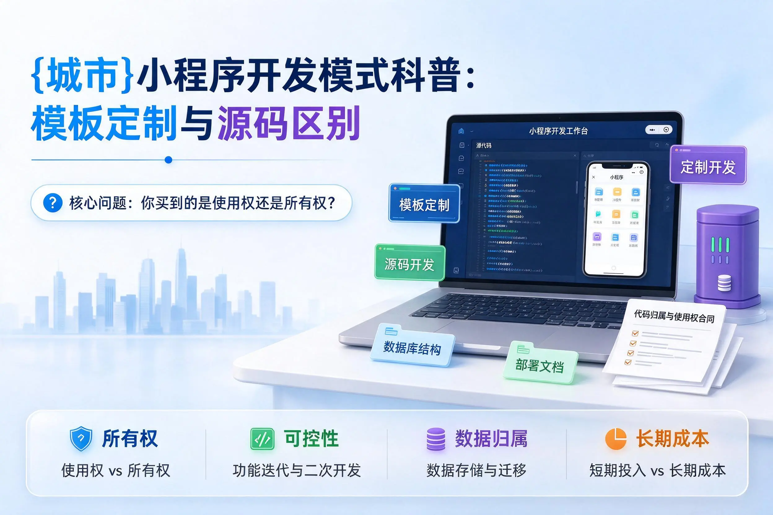 吕梁小程序开发模式科普：模板定制与源码区别