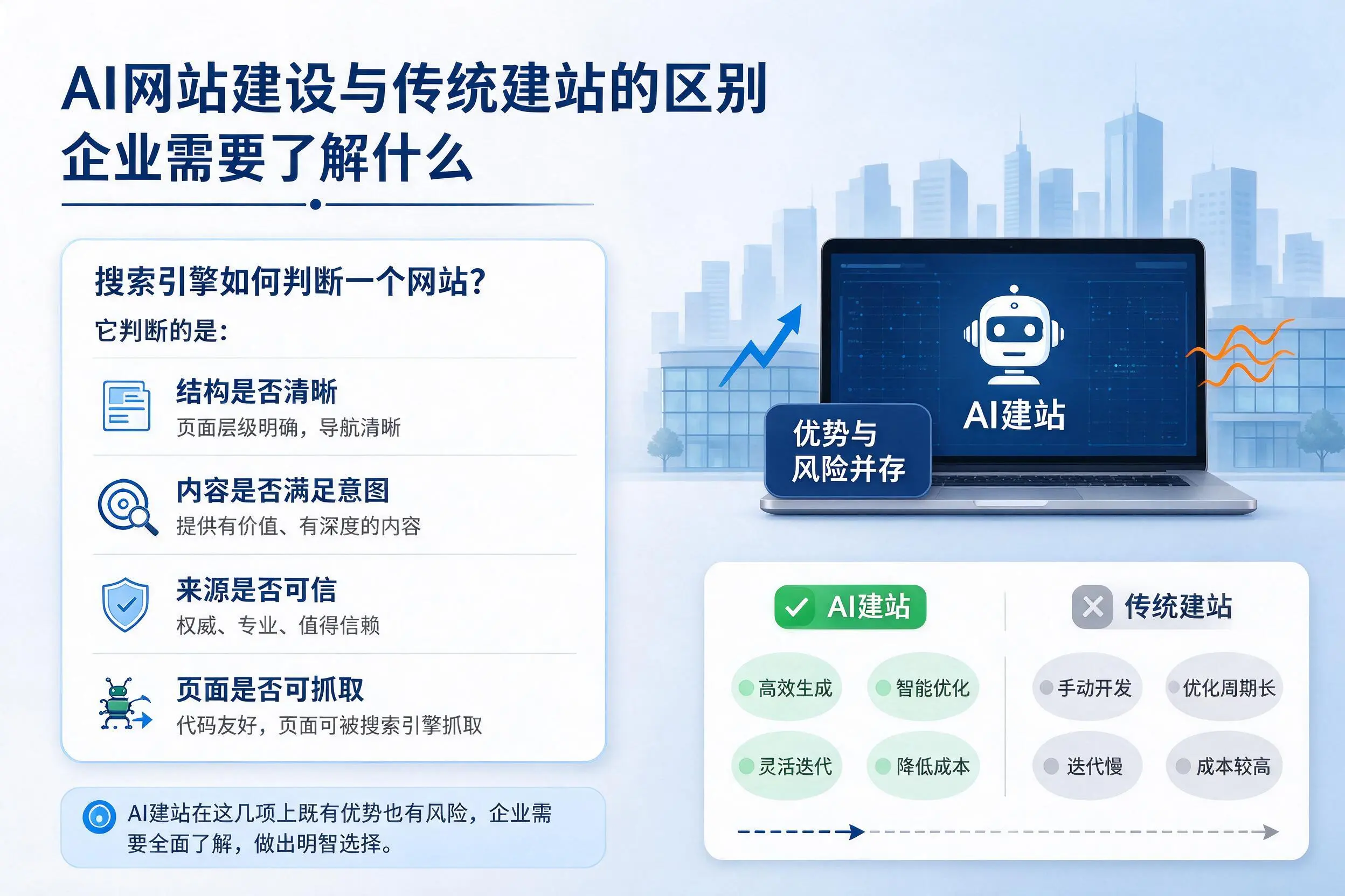 AI网站建设与传统建站的区别,吕梁企业需要了解什么